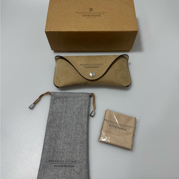 Oliver Peoples x Brunello Cucinelli Deadani Gold Sunglasses main image 9